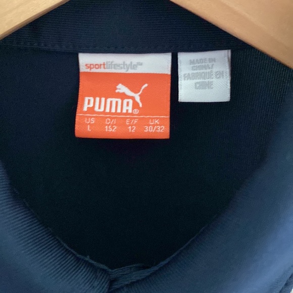 Boys Puma Sport Lifestyle Golf Dry Cell Shirt Sz Large - Picture 3 of 5